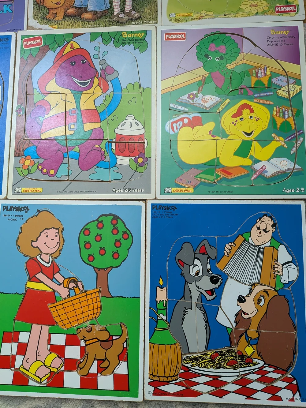 Playskool vintage lot